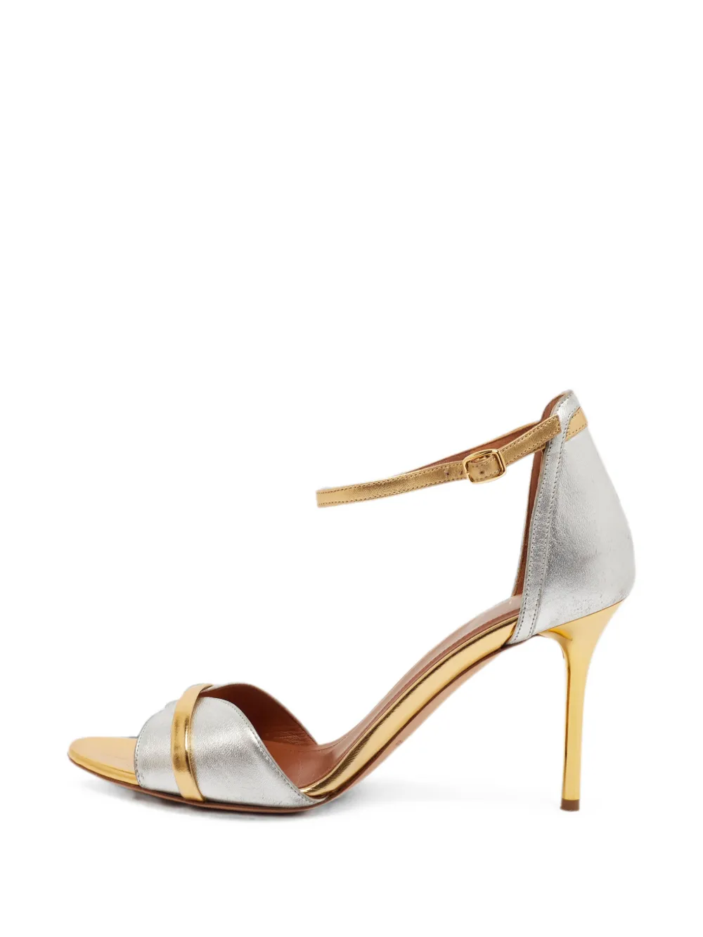 Malone Souliers Miranda ankle-strap sandals - Silver