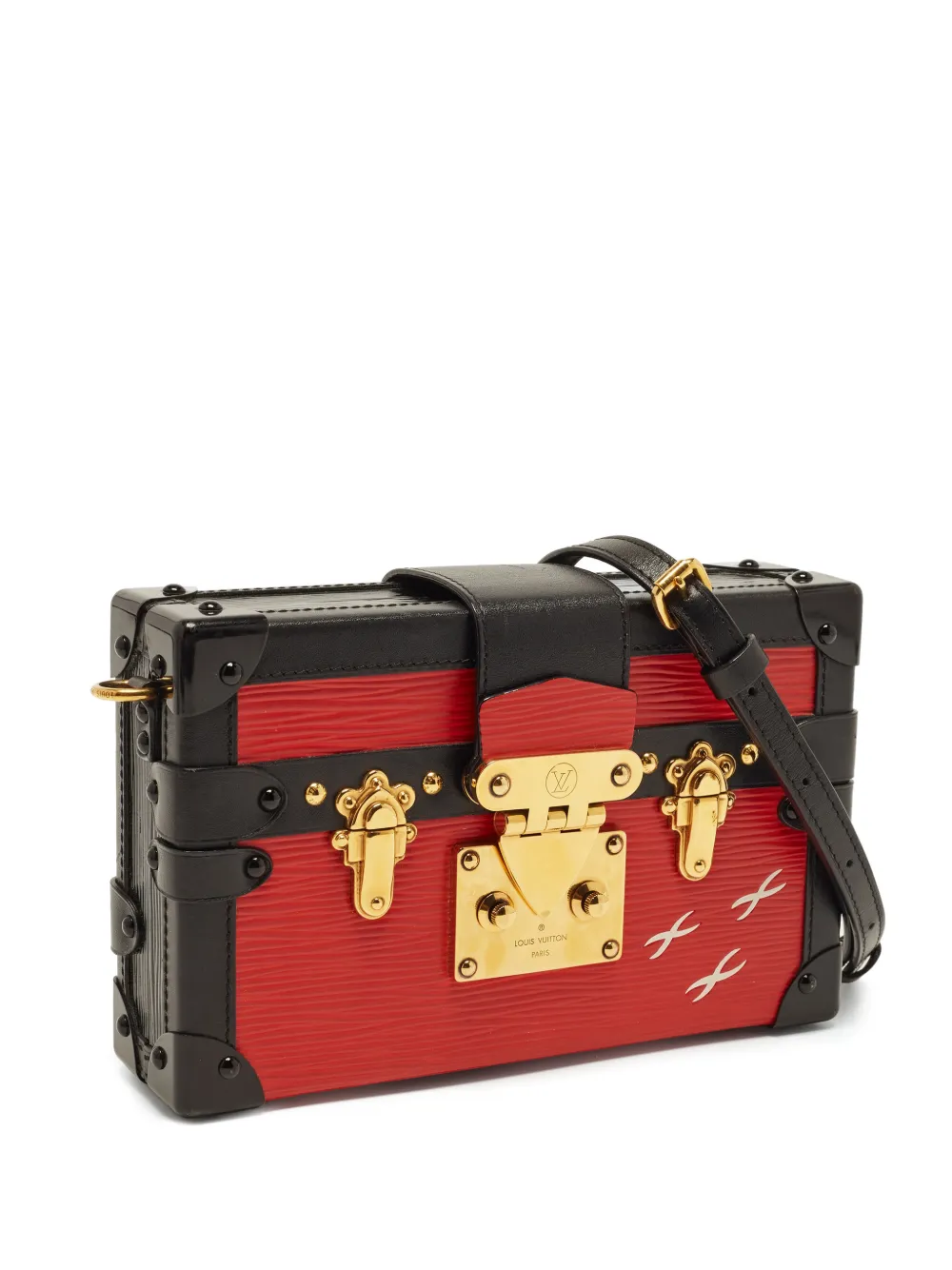 Louis Vuitton Pre-Owned 2014 Petite Malle Épi-leather shoulder bag - Rosso