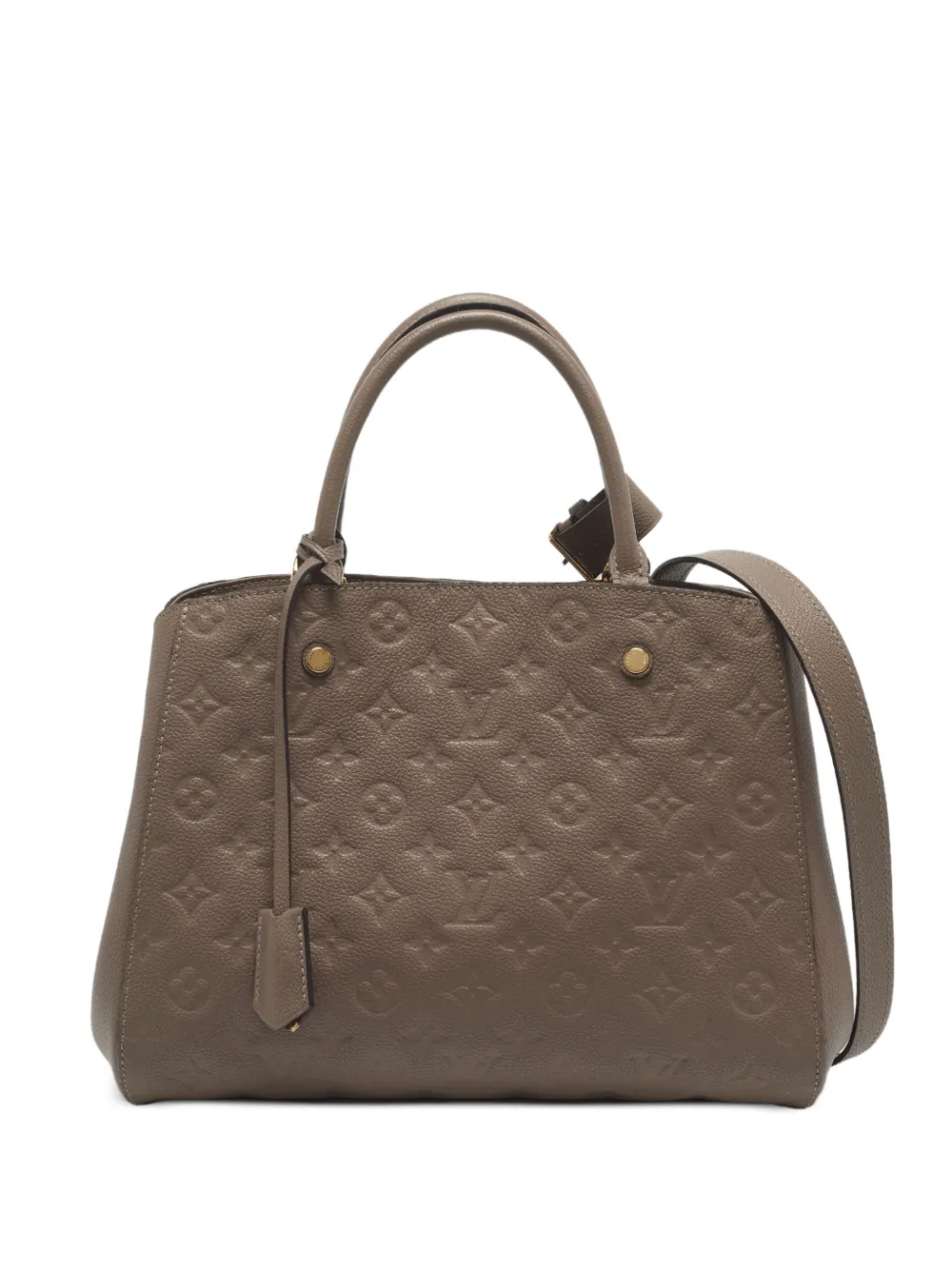 Louis Vuitton Pre-Owned 2017 MM Montaigne Monogram Empreinte tote bag - Toni neutri