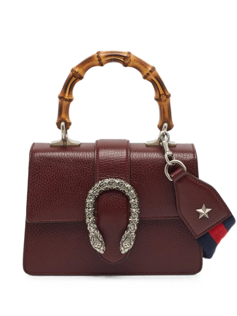 Gucci Pre-Owned mini Dionysus Bamboo satchel bag - Rosso