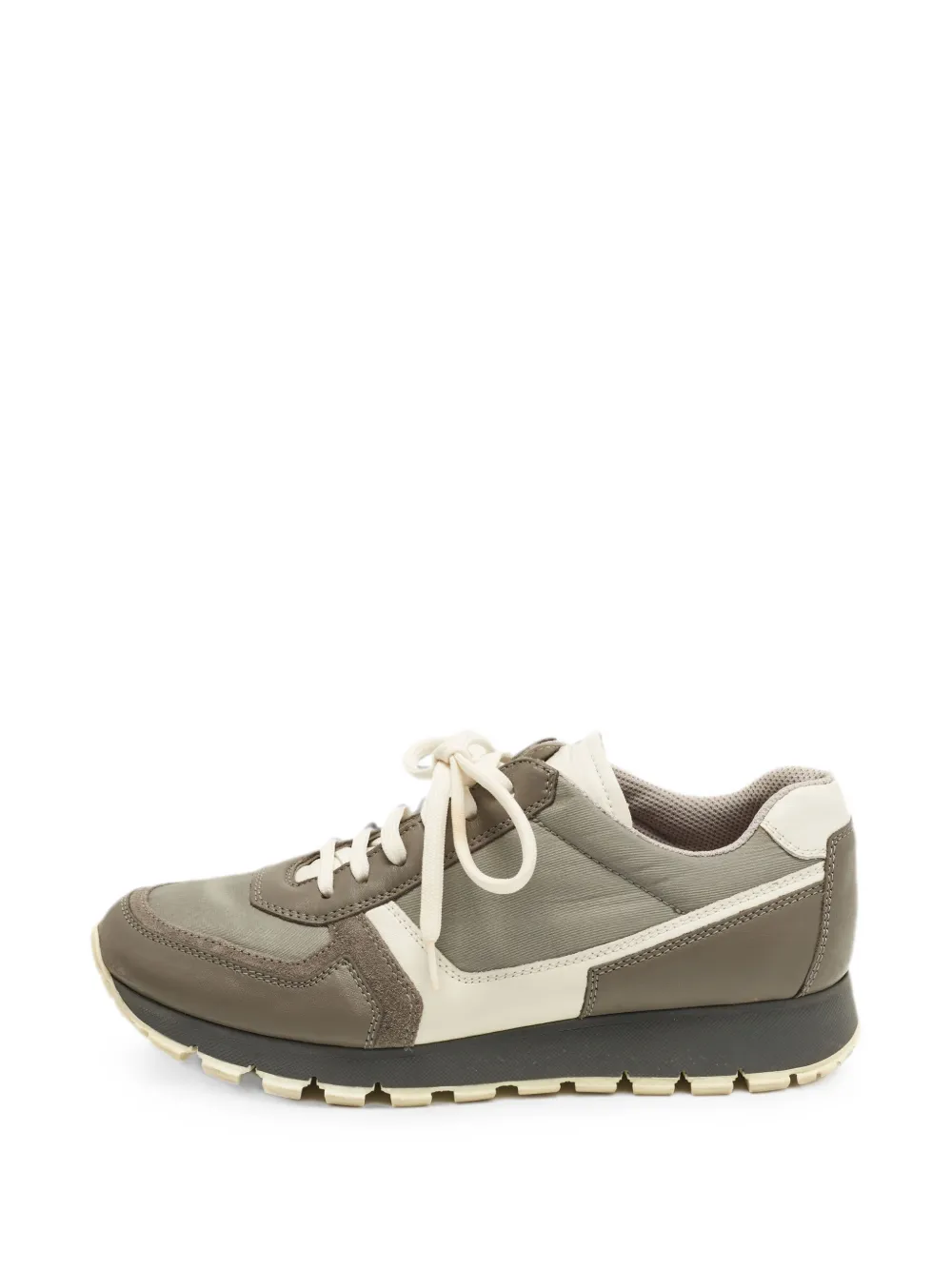 Prada Pre-Owned lace-up sneakers - Grau