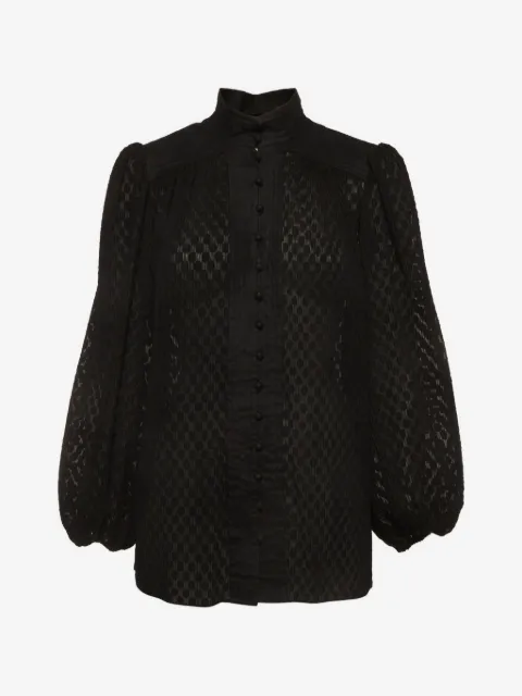 ZIMMERMANN puff-sleeve blouse