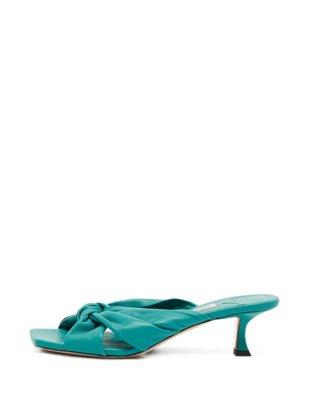 Jimmy Choo Pre-Owned Avenue knotted slide sandals - Blau