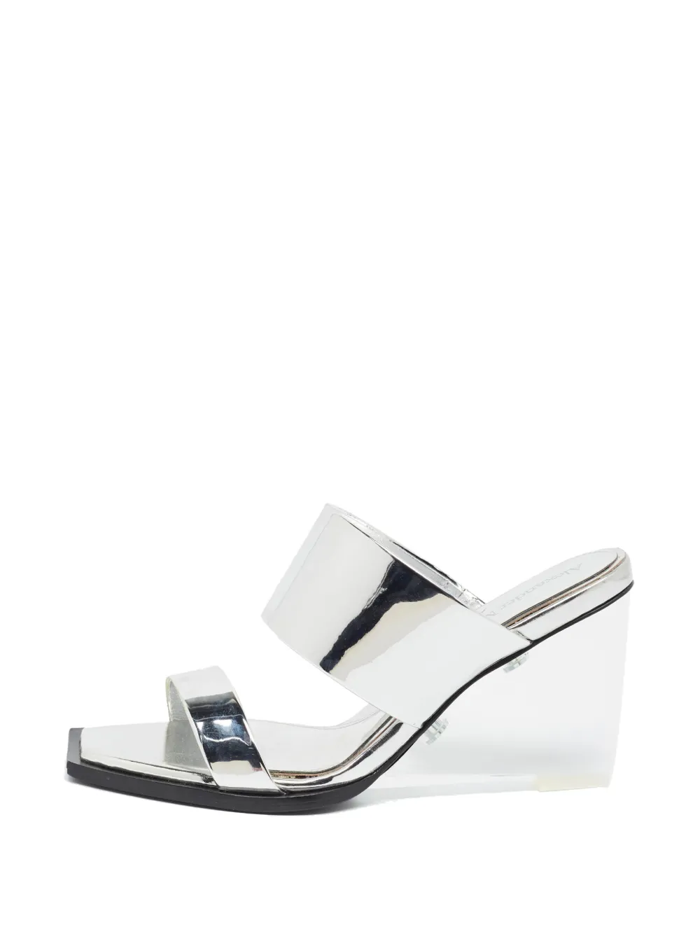 Alexander McQueen Pre-Owned Bold wedge sandals - Silber