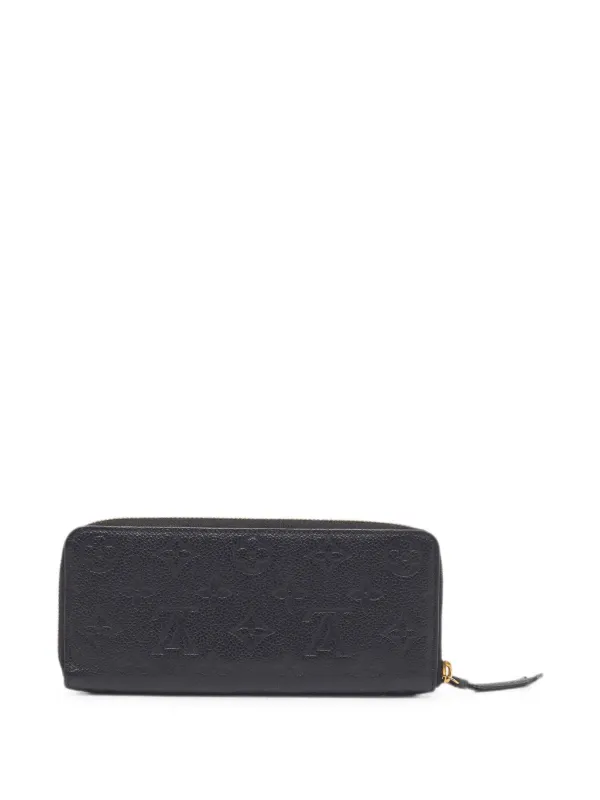 Louis Vuitton Pre-Owned 2020クレマンス モノグラム アンプラント財布