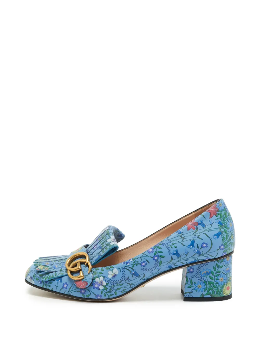Gucci Pre-Owned GG Marmont heeled pumps - Blau