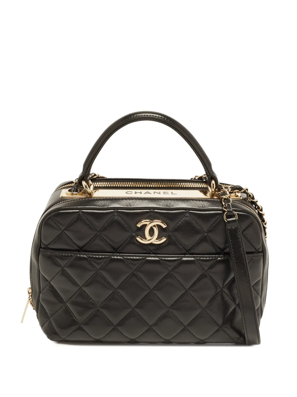 CHANEL Pre-Owned Trendy CC Bowling quilted tote bag - Black
