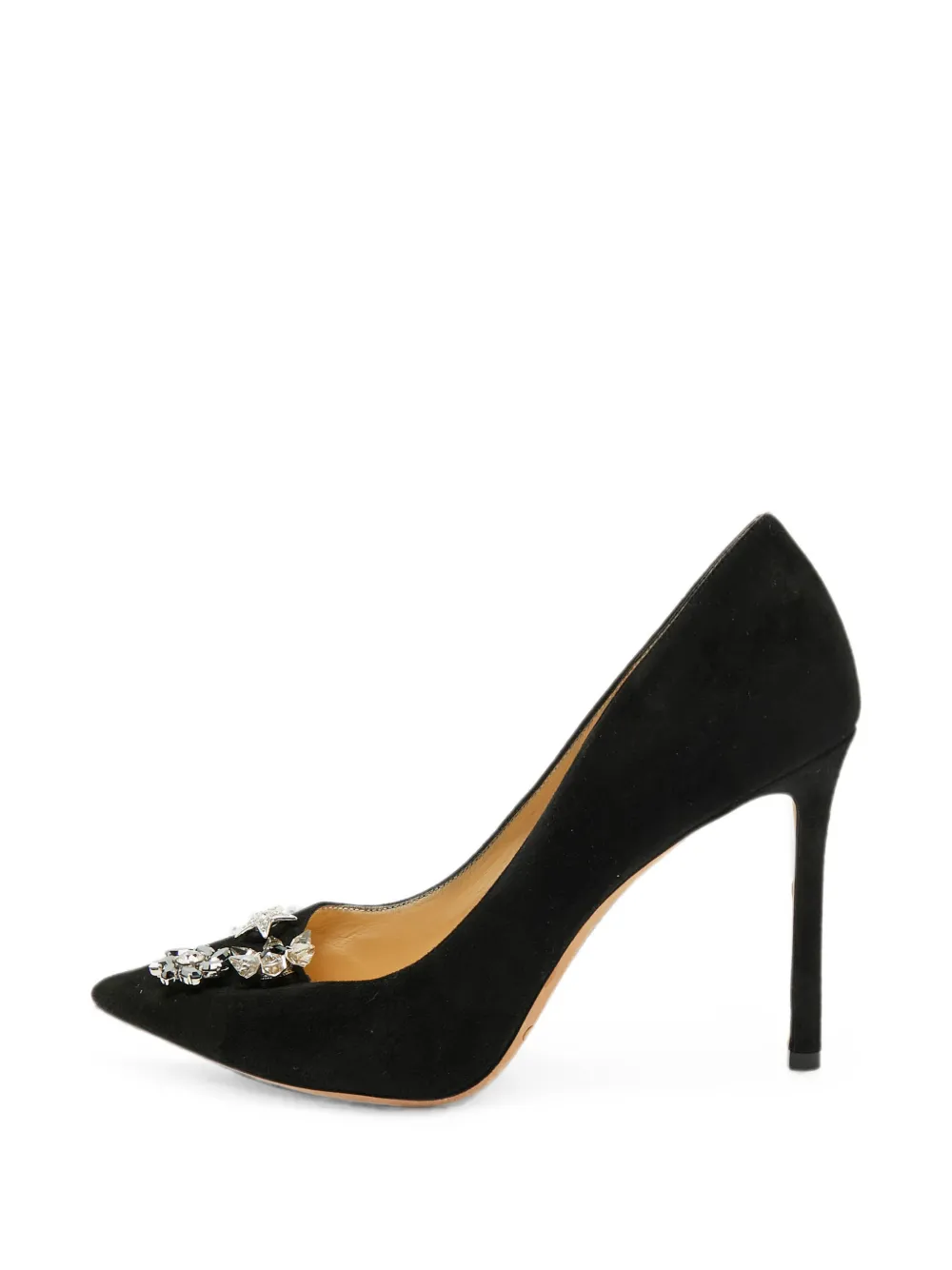 Jimmy Choo Pre-Owned Jasmine crystal-embellished pumps - Schwarz