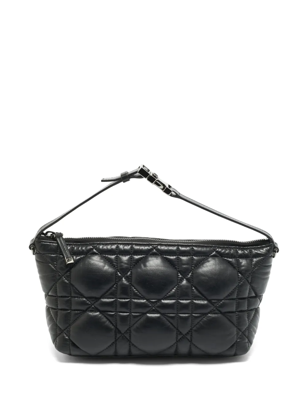 Christian Dior Pre-Owned Borsa tote Travel Nomad media con motivo Macrocannage 2022 - Nero