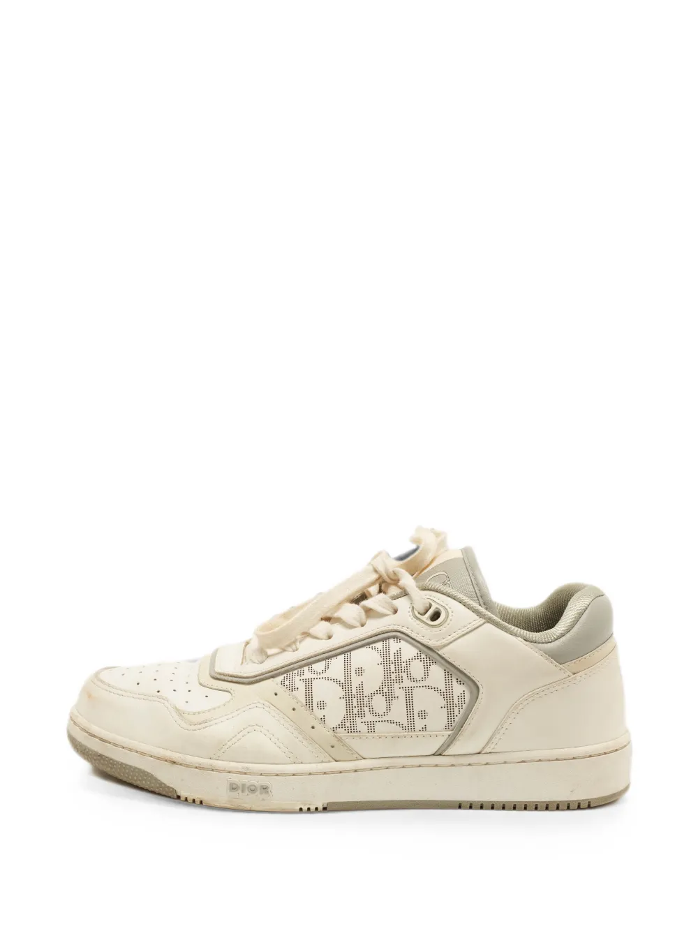 Christian Dior Pre-Owned B27 Oblique leather sneakers - White