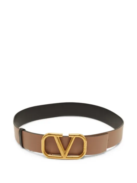 Valentino Garavani Pre-Owned VLogo reversible buckle belt