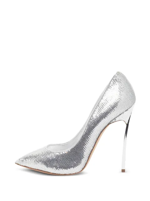 Casadei Vintage Blade sequinned pumps