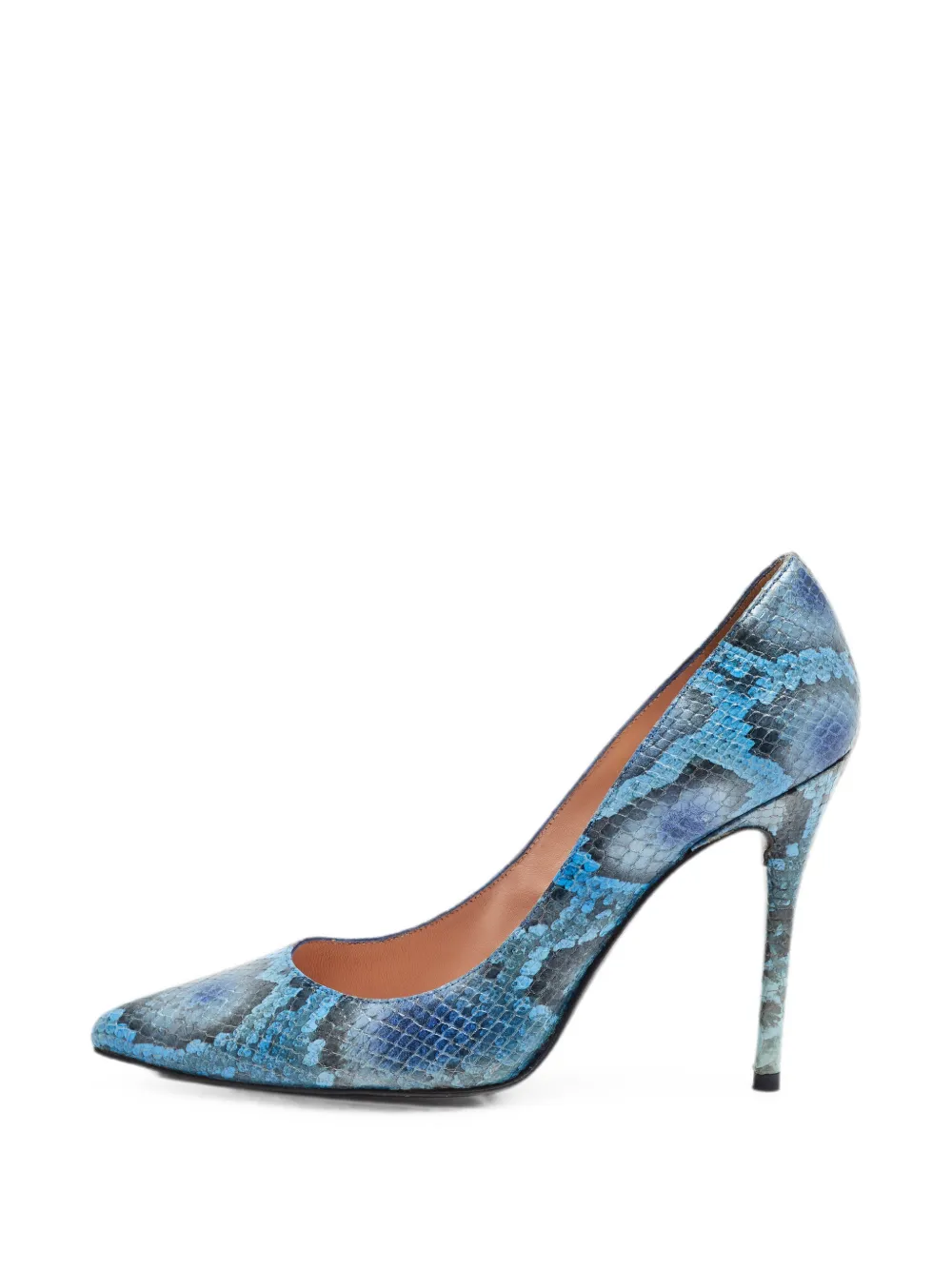 Stuart Weitzman pointed-toe heeled pumps - Blu