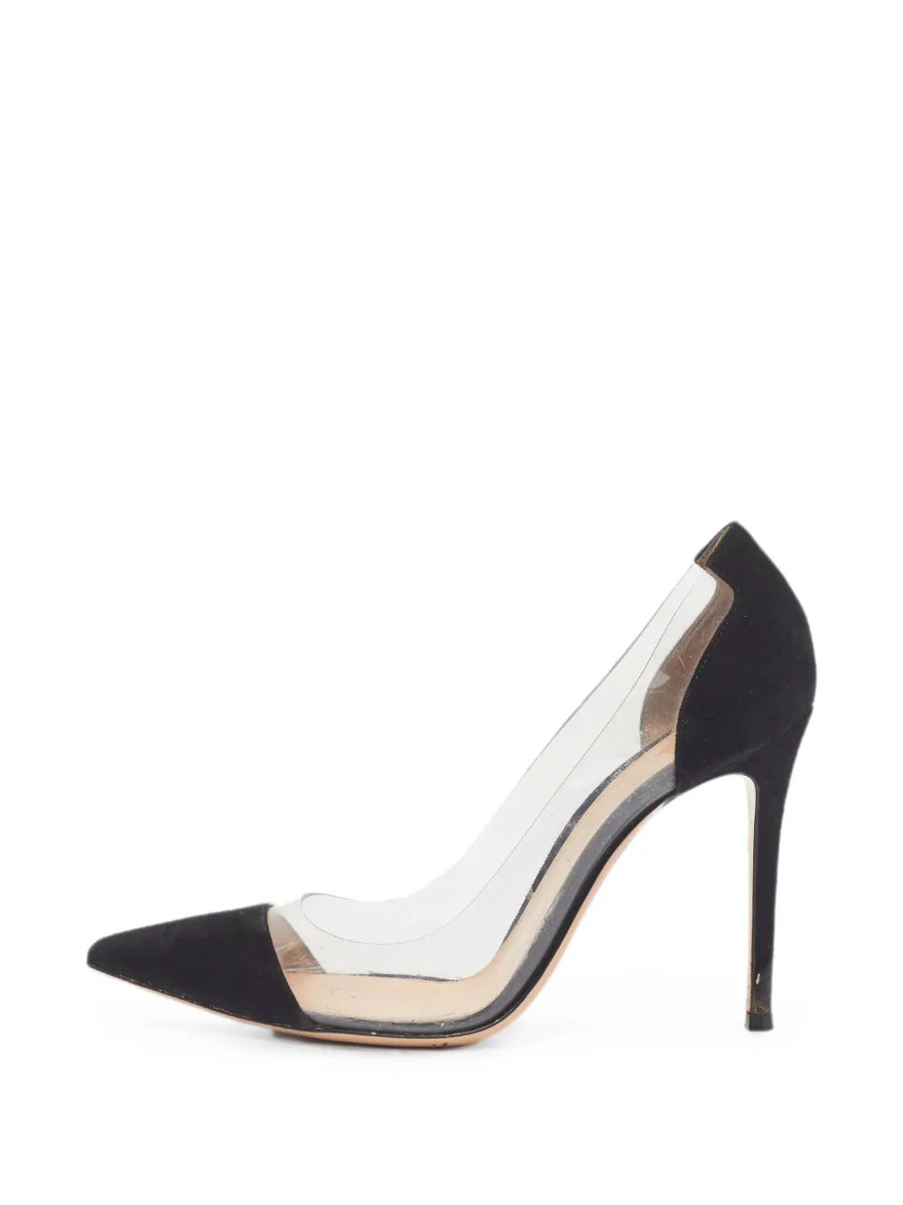 Gianvito Rossi Plexi pointed-toe pumps - Nero