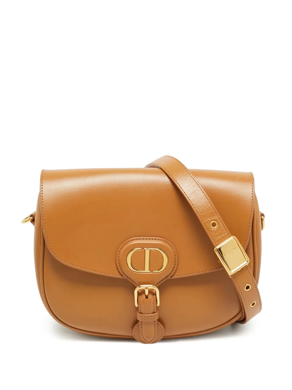 Christian Dior Pre-Owned 2020 medium Bobby buckle cross body bag - Braun