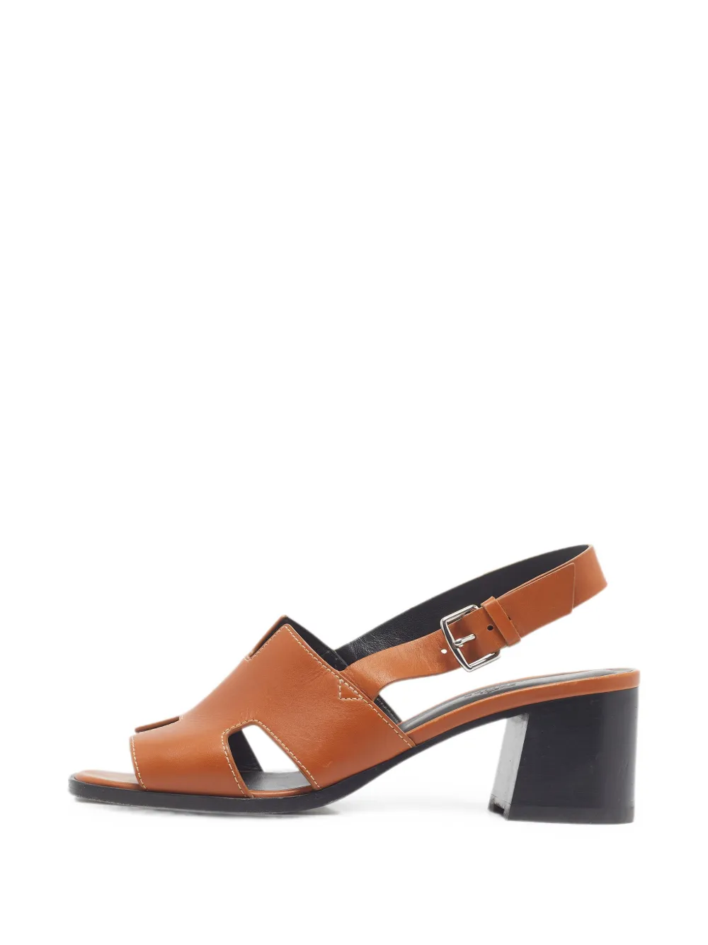 Hermès Pre-Owned Elbe H-cut sandals - Brown