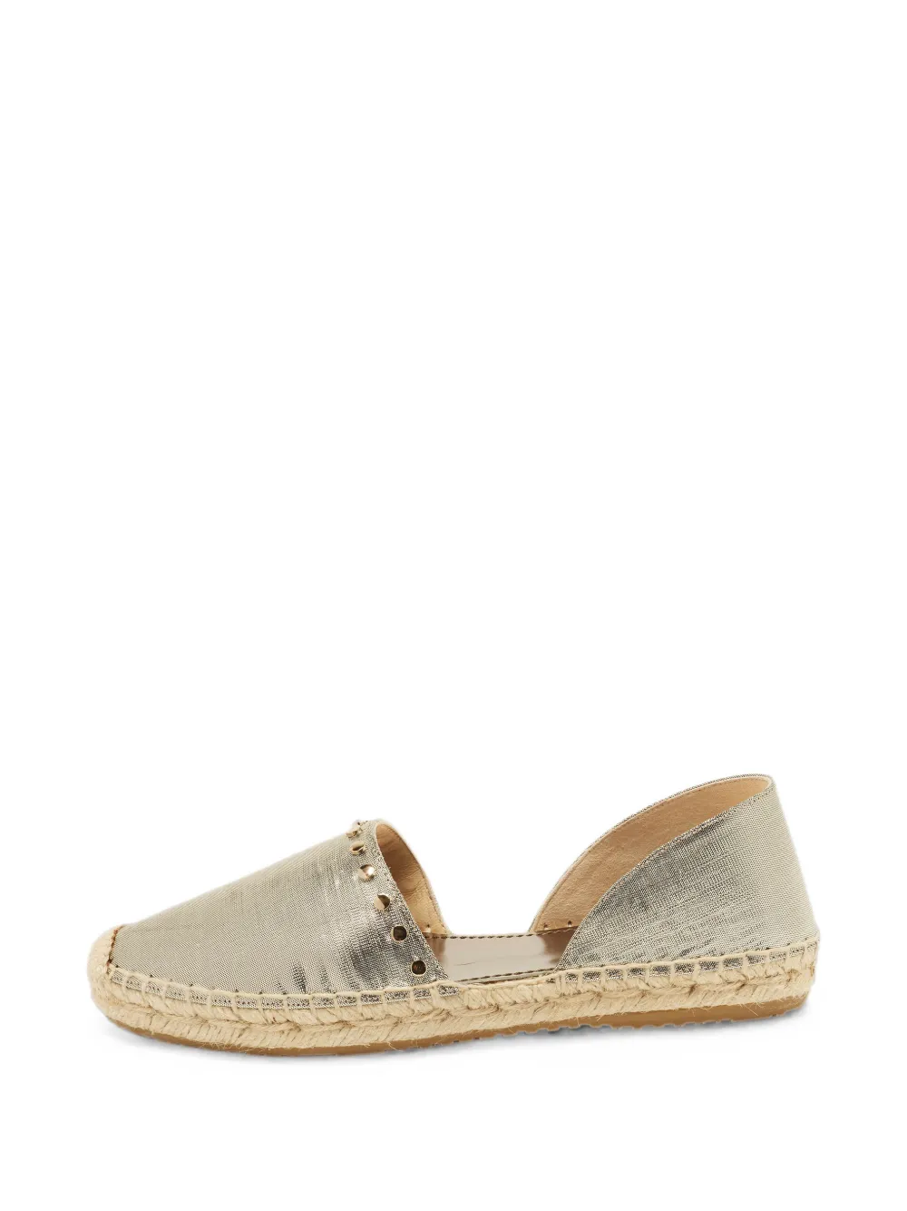 Jimmy Choo Pre-Owned ballerines Dreya à clous - Or Jimmy Choo Pre-Owned ballerines Dreya à clous - Or