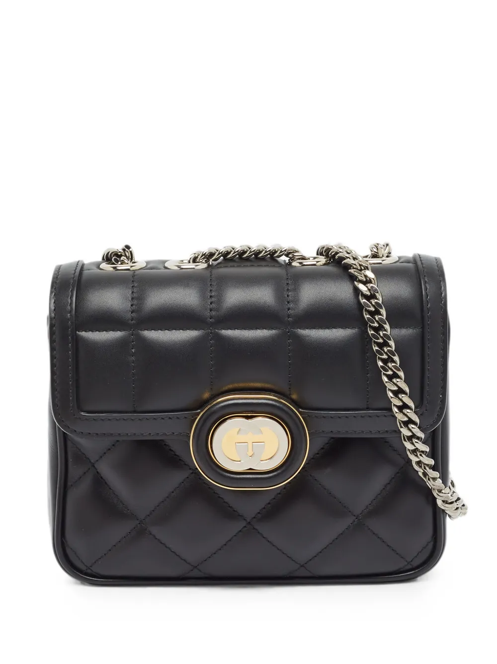 Gucci Pre-Owned mini Deco Chain shoulder bag - Nero