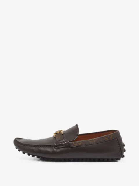 Louis Vuitton Pre-Owned Monte Carlo leather loafers