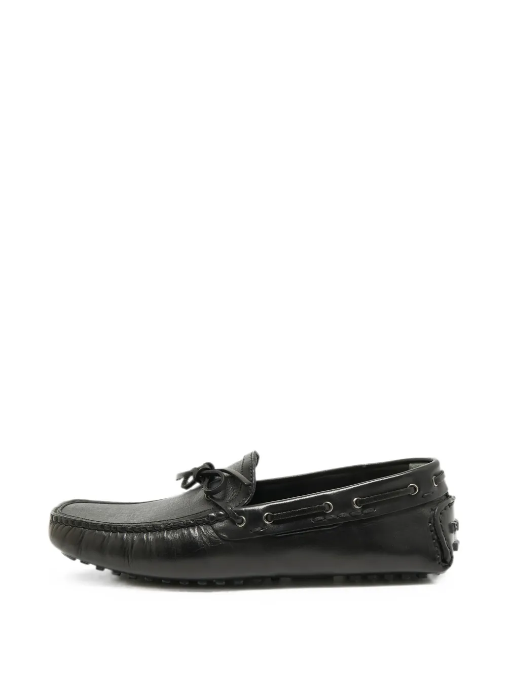 Fendi Pre-Owned Zucca leather loafers - Schwarz
