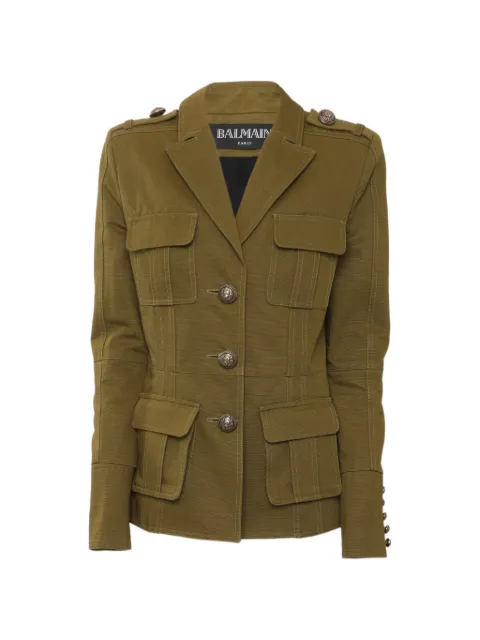 Balmain Pre-Owned buttoned twill jacket
