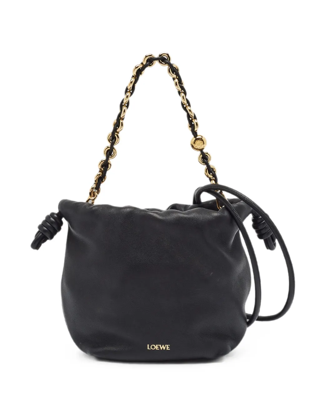 Loewe Pre-Owned mini Flamenco shoulder bag - Schwarz