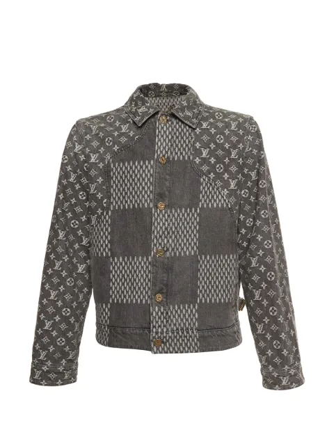 Louis Vuitton Pre-Owned monogram Giant Damier denim jacket