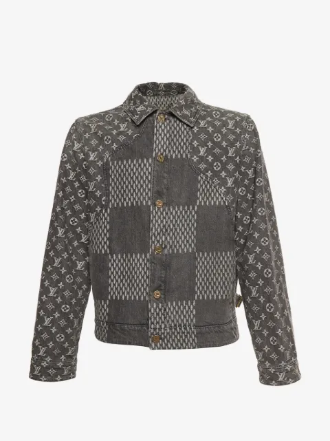 Louis Vuitton Pre-Owned monogram Giant Damier denim jacket