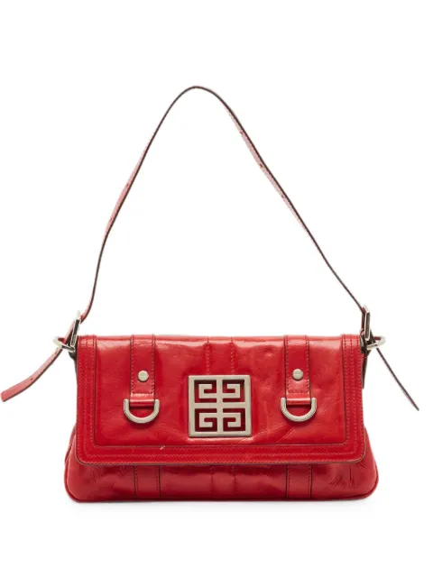 Givenchy Pre-Owned Logo flap shoulder bag