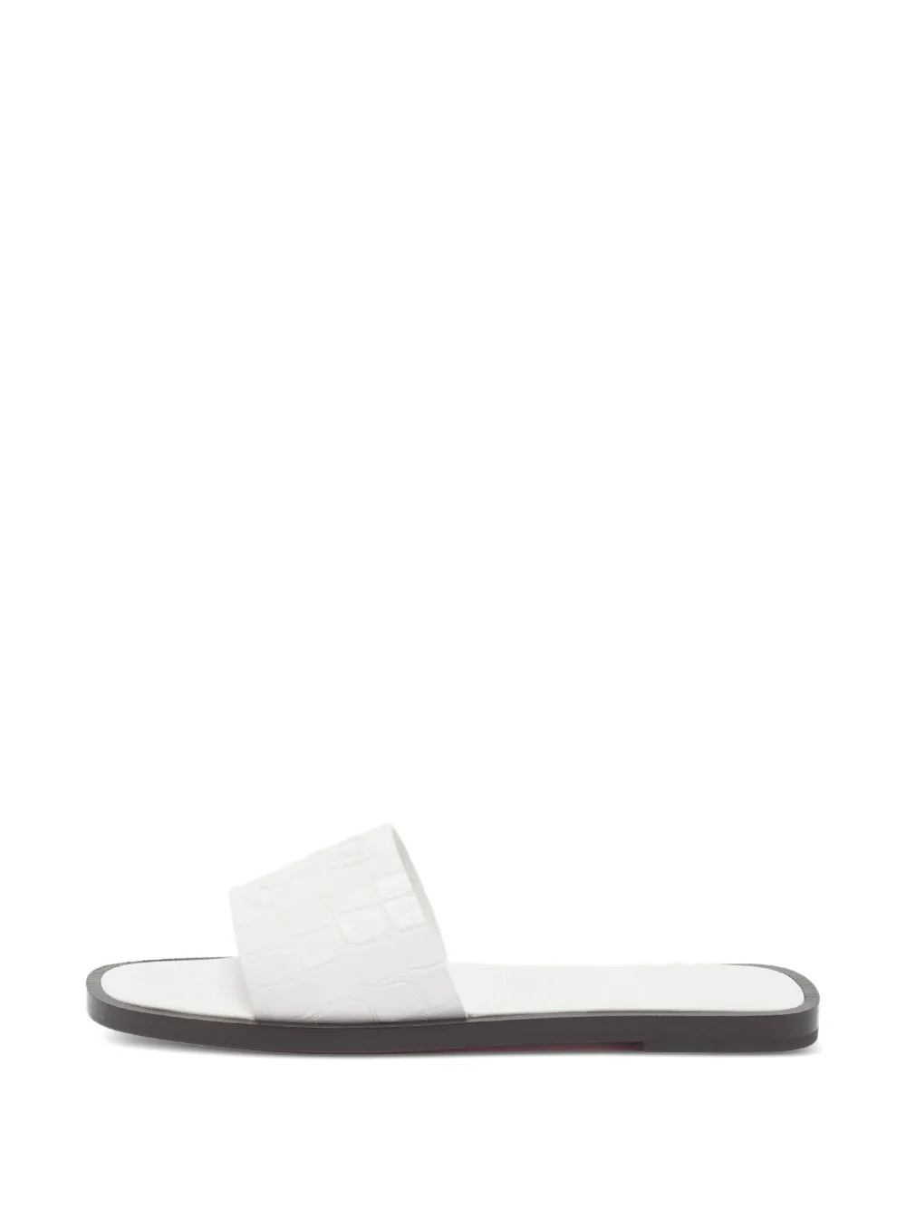 Christian Louboutin Pre-Owned leather sandals in White