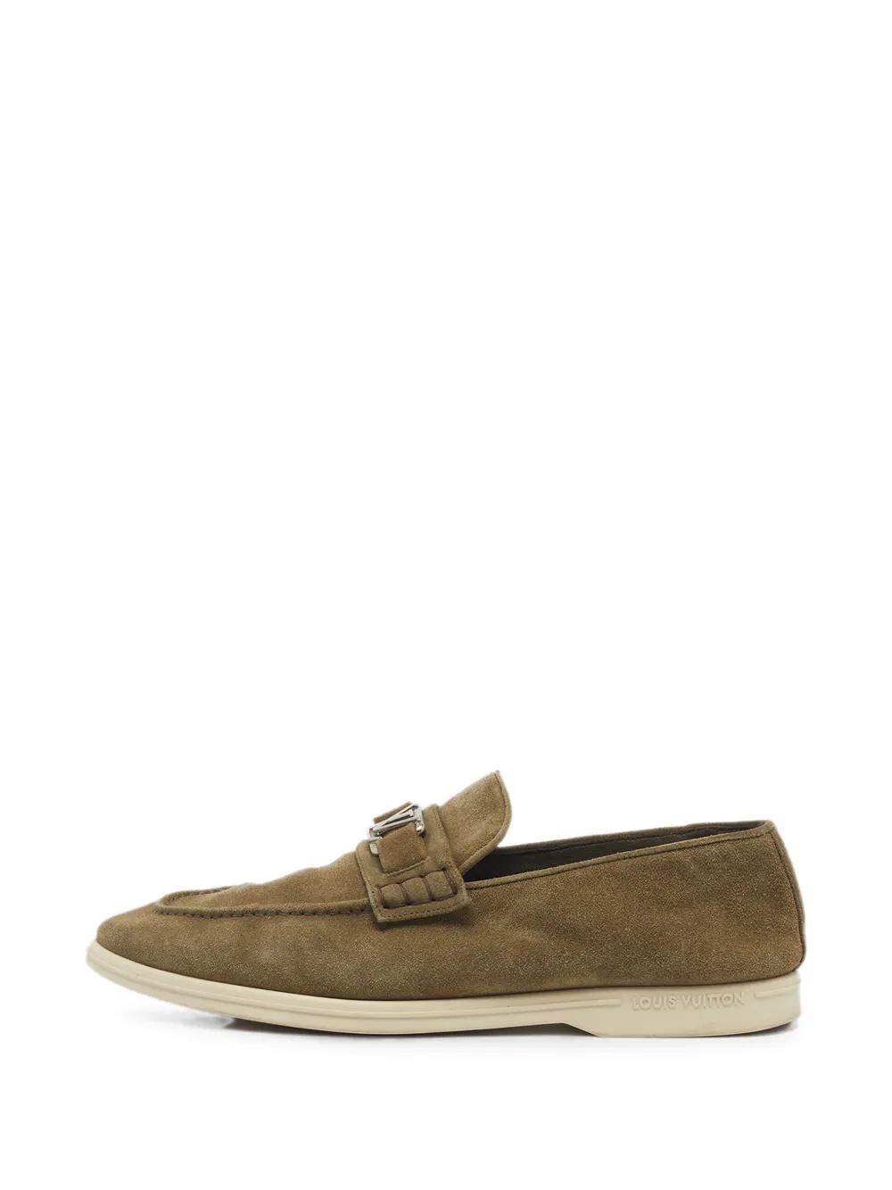 Louis Vuitton Pre-Owned Estate penny loafers - Marrone