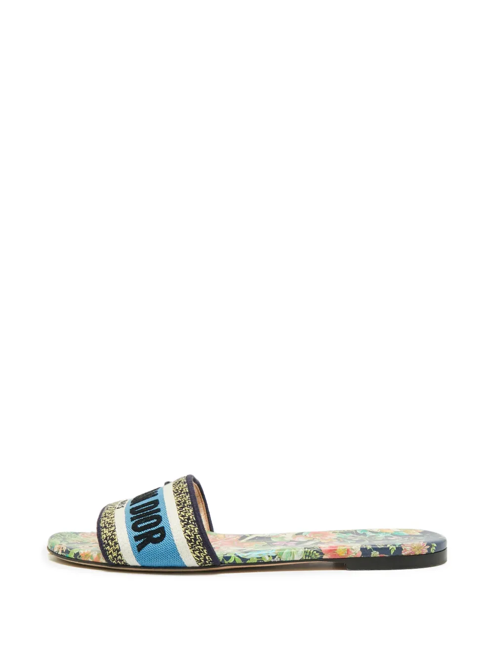 Christian Dior Pre-Owned Dway flat sandals - Blue