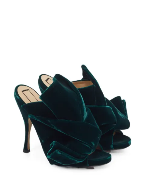 Nº21 sandales Knot en velours