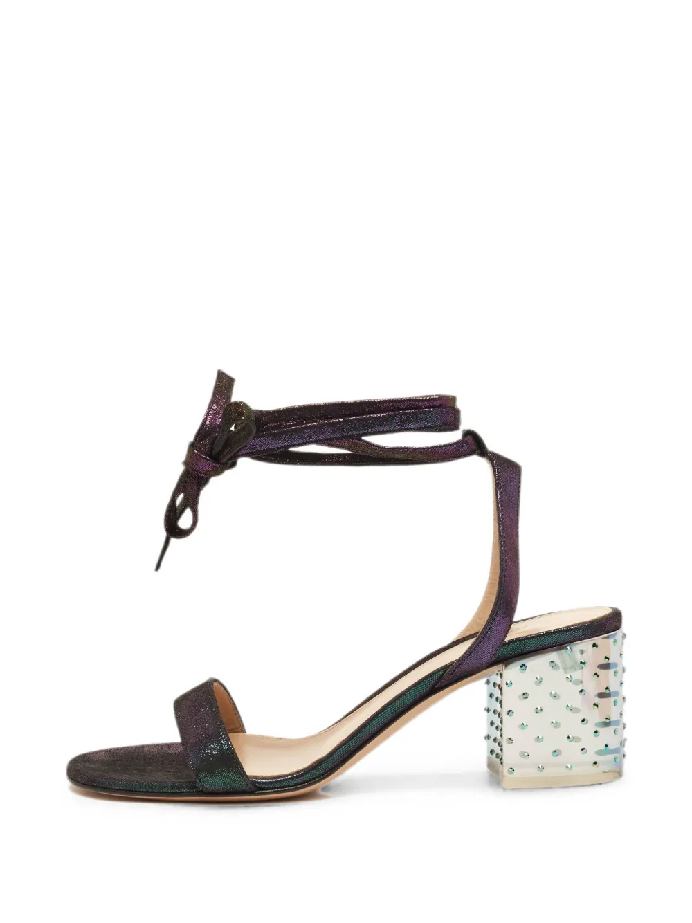 Gianvito Rossi Marina crystal-embellished sandals - Viola