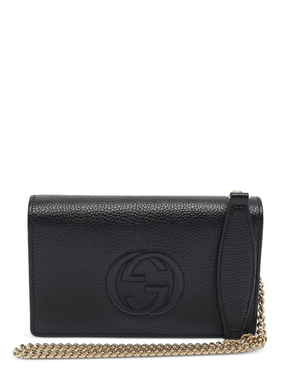 Gucci Pre-Owned Soho interlocking double-G cross body bag - Nero
