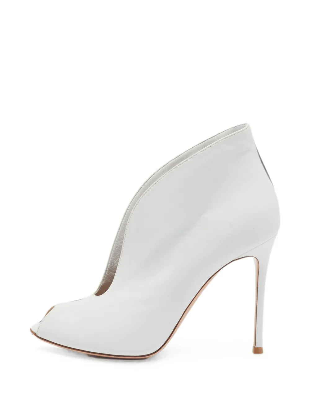 Gianvito Rossi Vamp peep-toe ankle boots - Bianco
