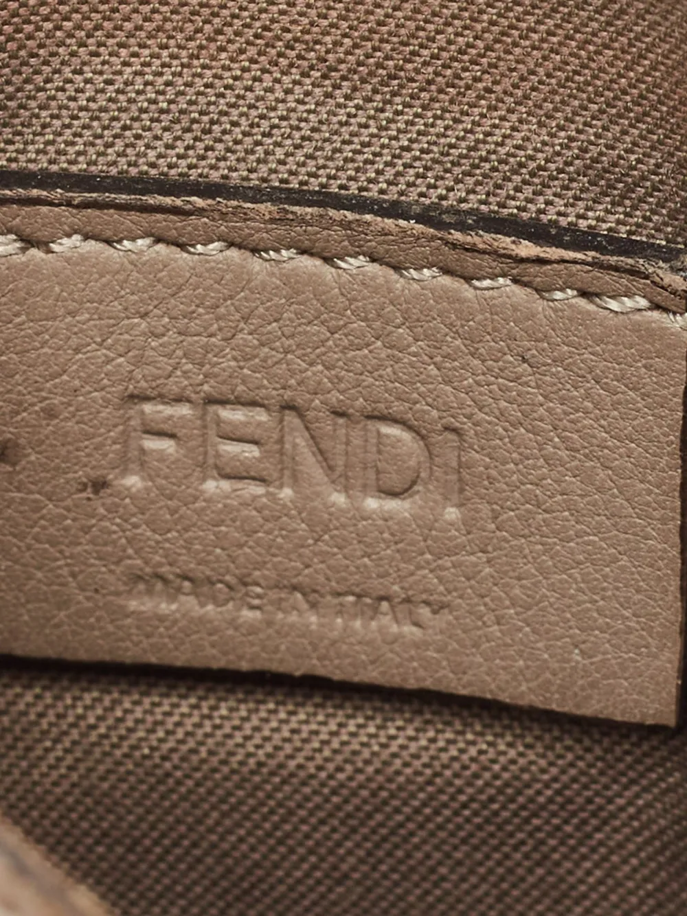 Fendi Pre-Owned 2018 F Is Fendi logo-plaque Card Holder | Neutrals