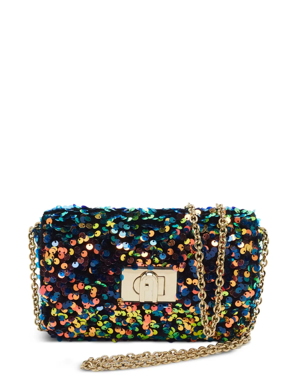 Furla Furla 1927 sequin-embellished shoulder bag - Black