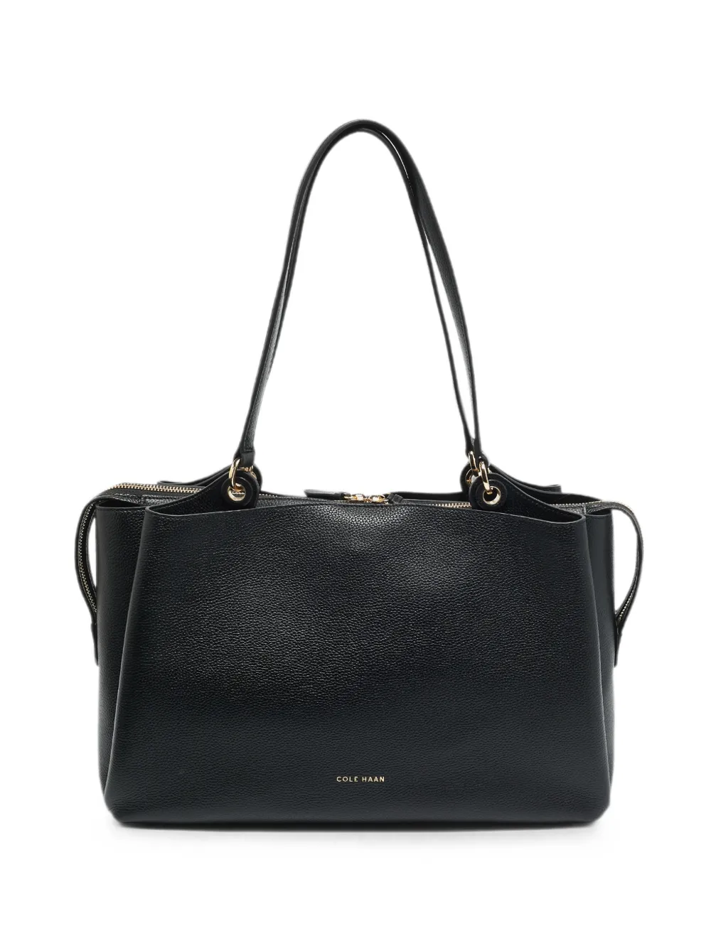 Cole Haan Midtown grained tote bag - Nero