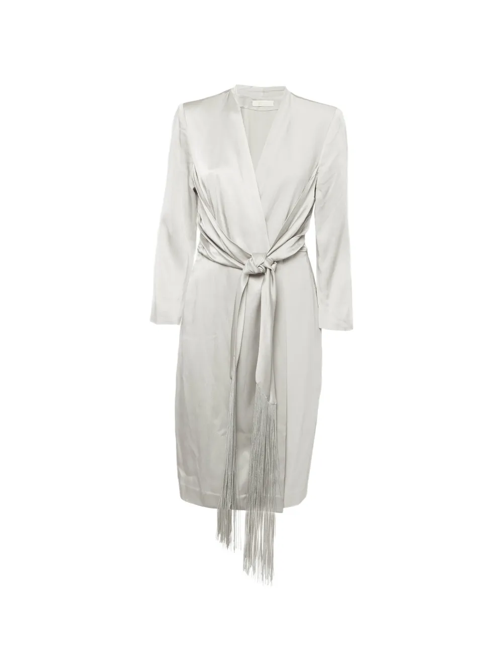 Max Mara long-sleeves midi dress - Grey