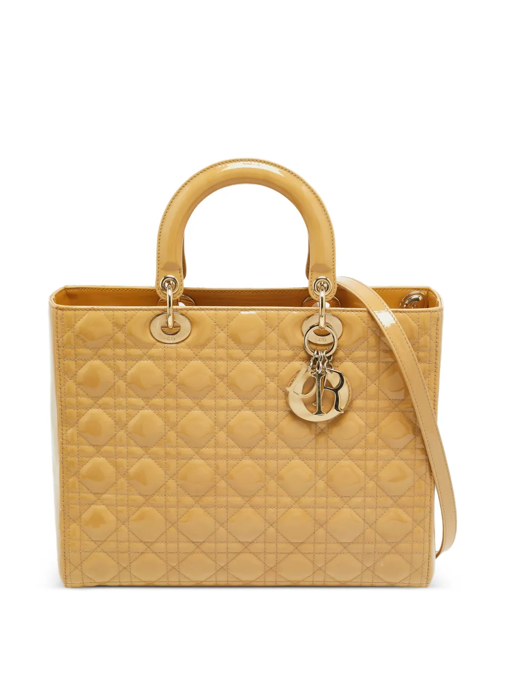 Christian Dior Pre-Owned Lady Dior Cannage tote bag - Neutrals