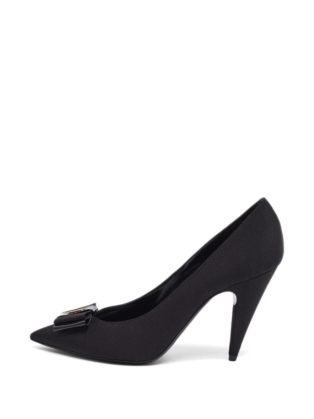Saint Laurent Pre-Owned Anais bow pumps - Nero