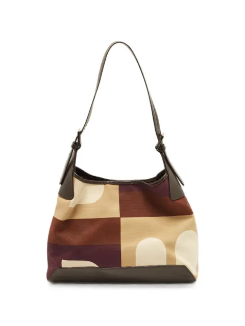 Bally Vintage Busy B colorblock shoulder bag