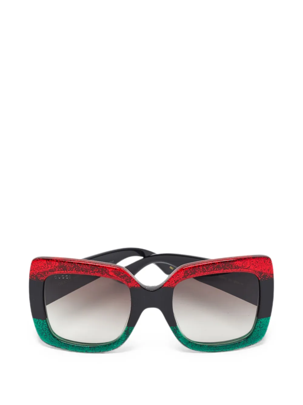Gucci Pre-Owned square-frame sunglasses - Nero
