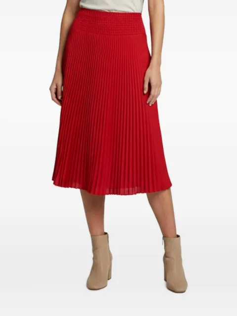 Prada Pre-Owned jupe mi-longue plissée à taille froncée