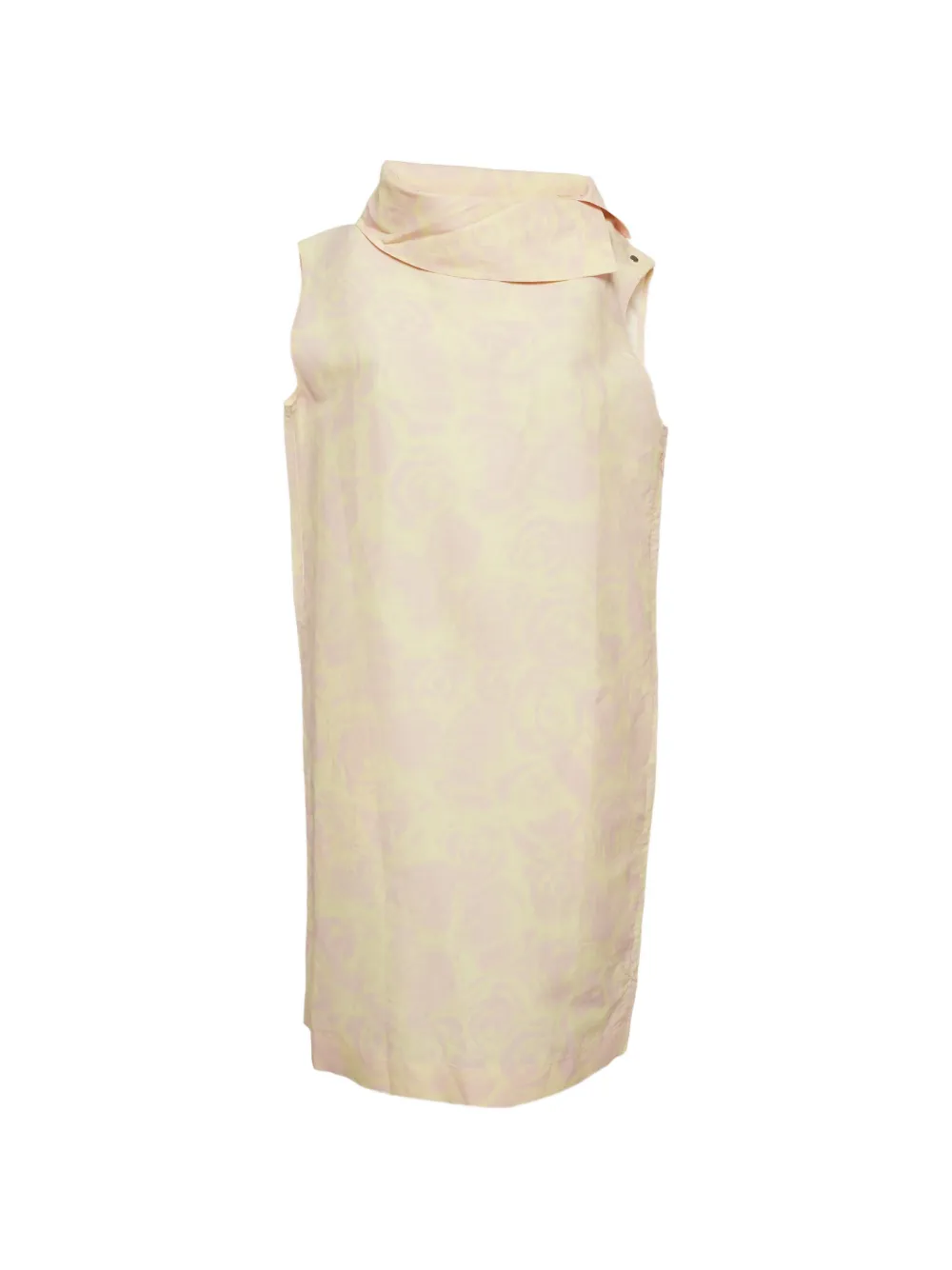 Burberry Pre-Owned floral-print sleeveless mini dress - Yellow