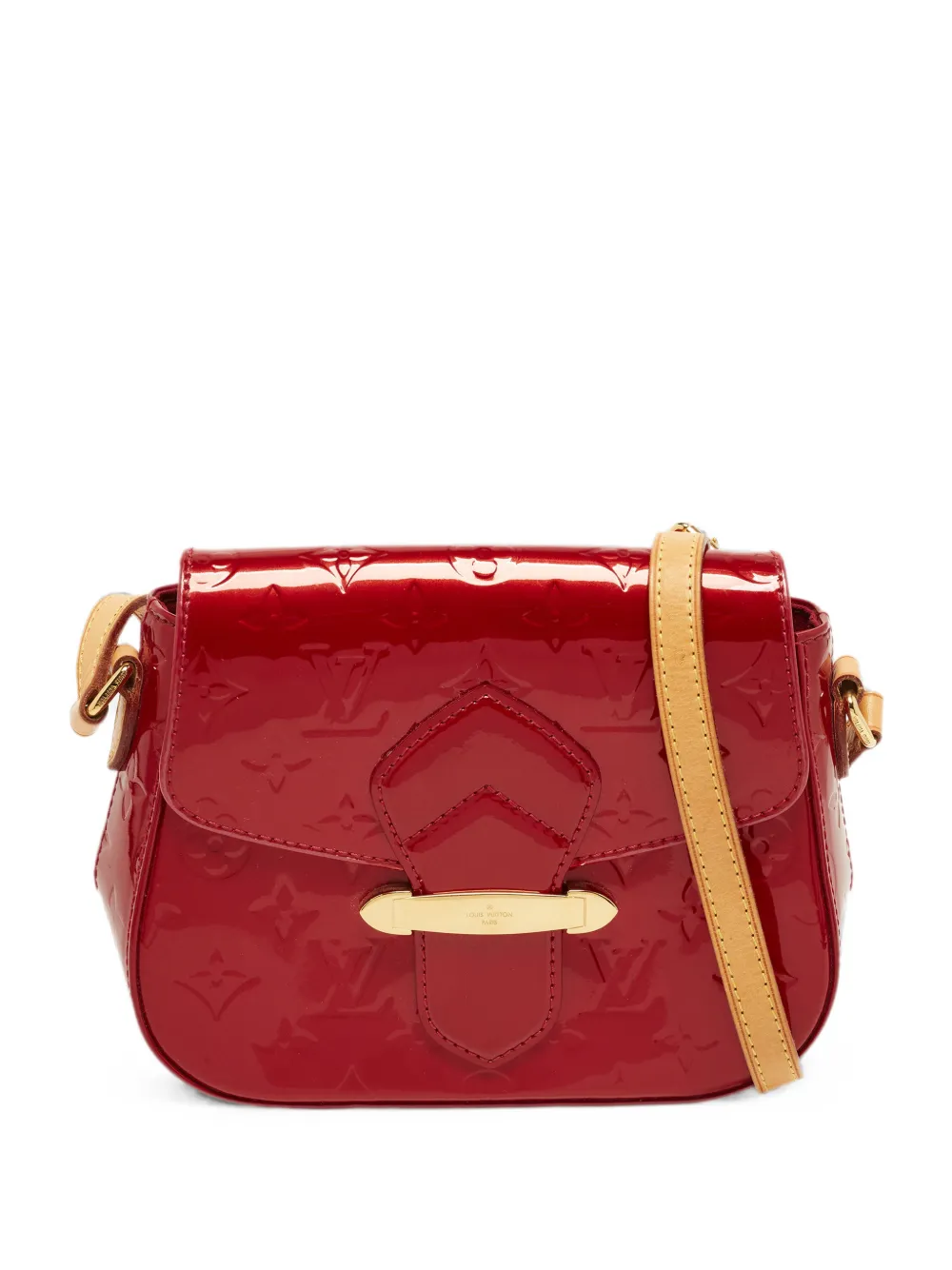 Louis Vuitton Pre-Owned 2011 PM Bellflower Monogram Vernis cross body bag - Rosso