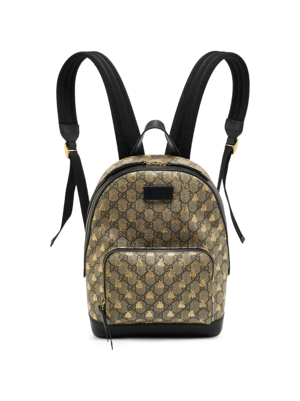 Gucci Pre-Owned Zaino Day Bees GG Supreme piccolo - Toni neutri