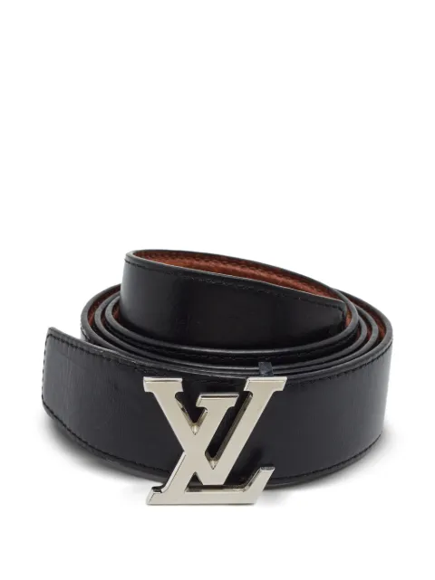 Louis Vuitton Pre-Owned cinturón reversible con placa del logo 2024