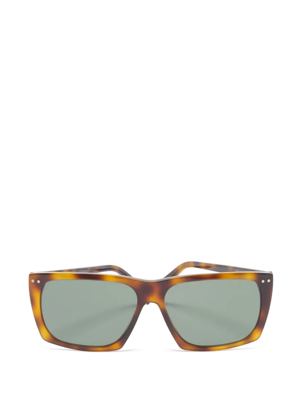 Celine Pre-Owned rectangle-frame sunglasses - Marrone